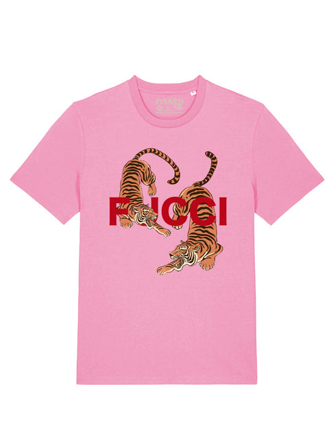 Wild Tiger T-Shirt - Hellrosa